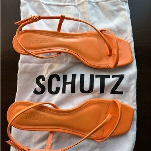 Schutz Women's Orange Sandals